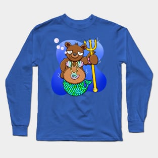 The Great and Mighty Merbear Long Sleeve T-Shirt